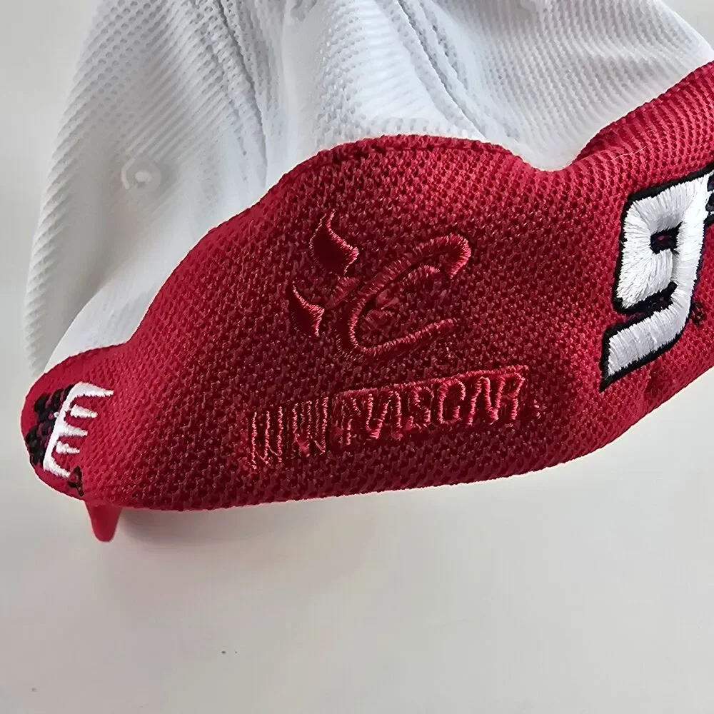 NASCAR Dodge Ram Hat Cap Kasey Kahne #9 Fitted Stretch Chase Authentics White